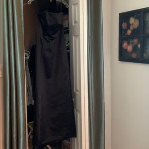 Black and Pink Prom Dress